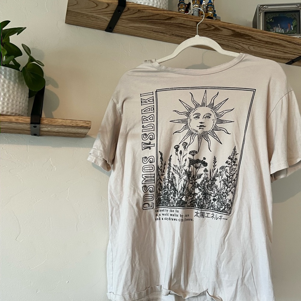 Dressed in LALA Cream Graphic Tee